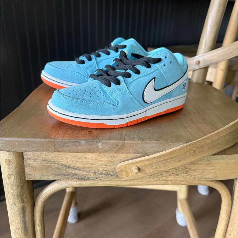 Nike Kids Aqua and Orange Sneakers
